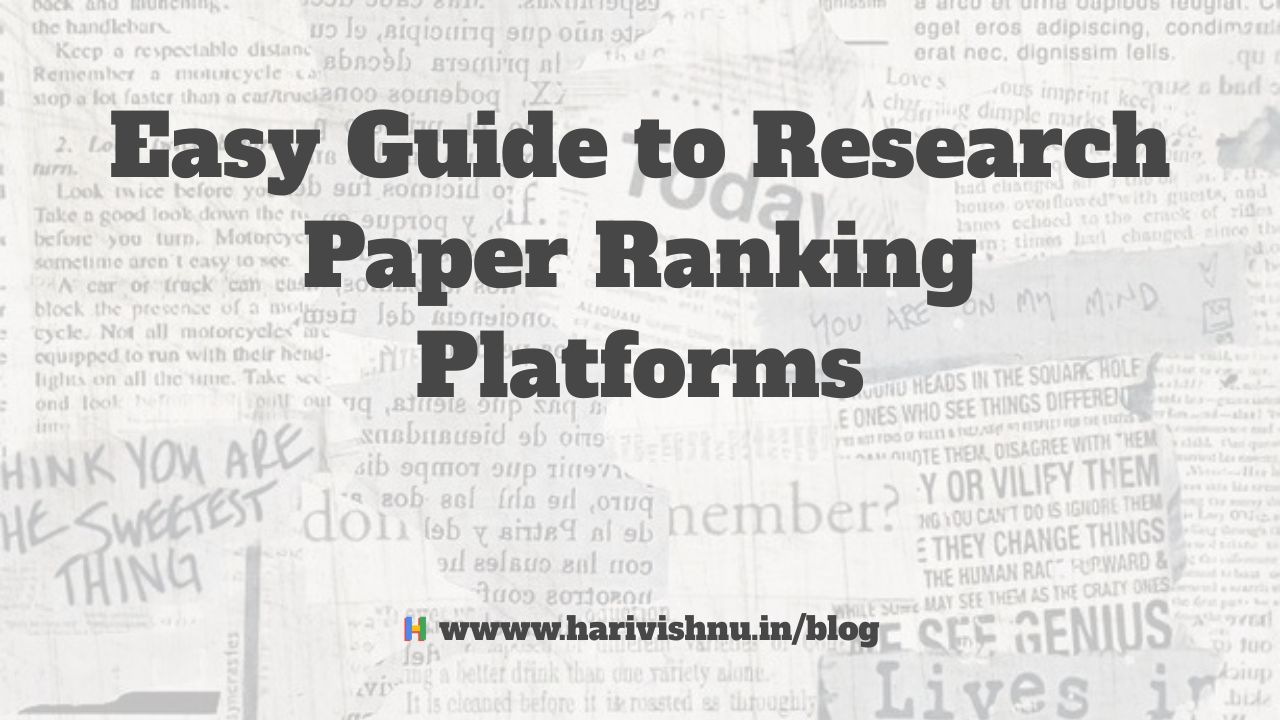 Guide to Research Paper Ranking Platforms: ABDC, ABS, Scopus & WoS
