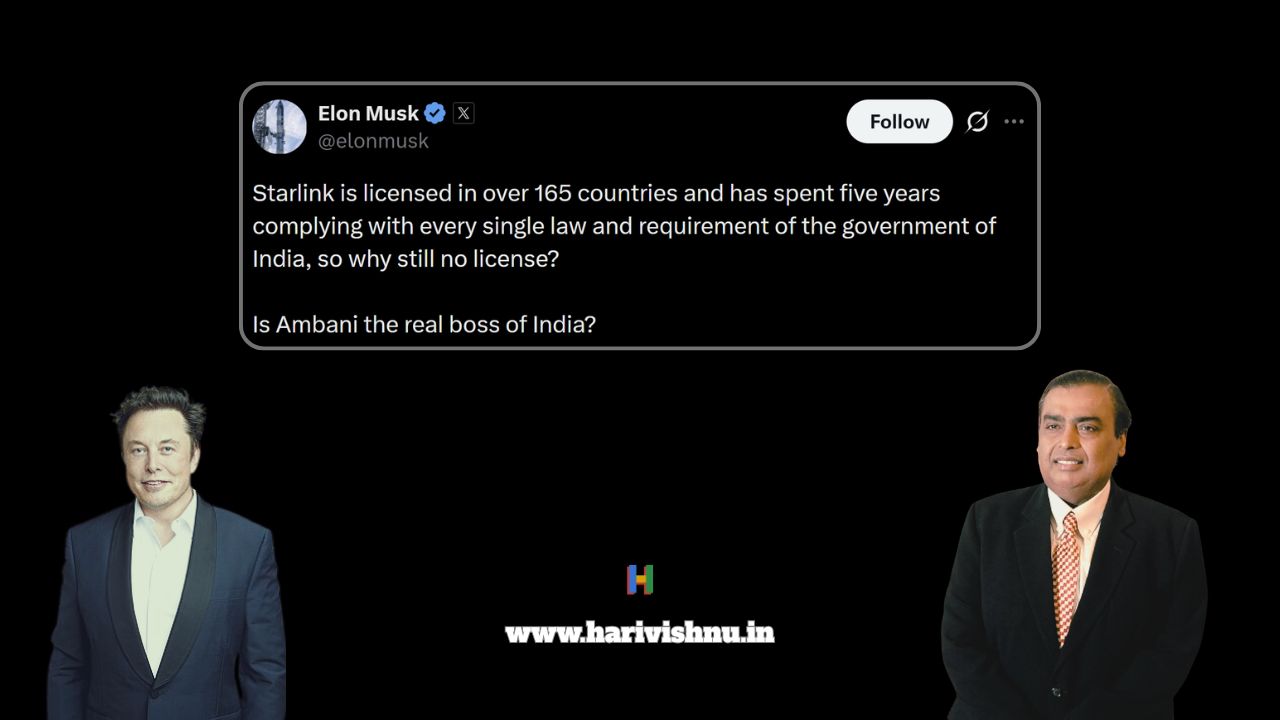 Is Ambani the Real Boss of India? Musk Hits Out Over Starlink