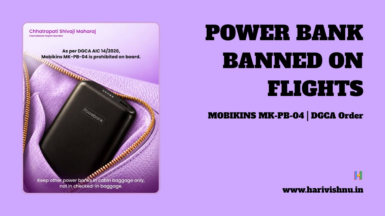 Power Bank Ban on Indian Flights: What Travellers Must Know