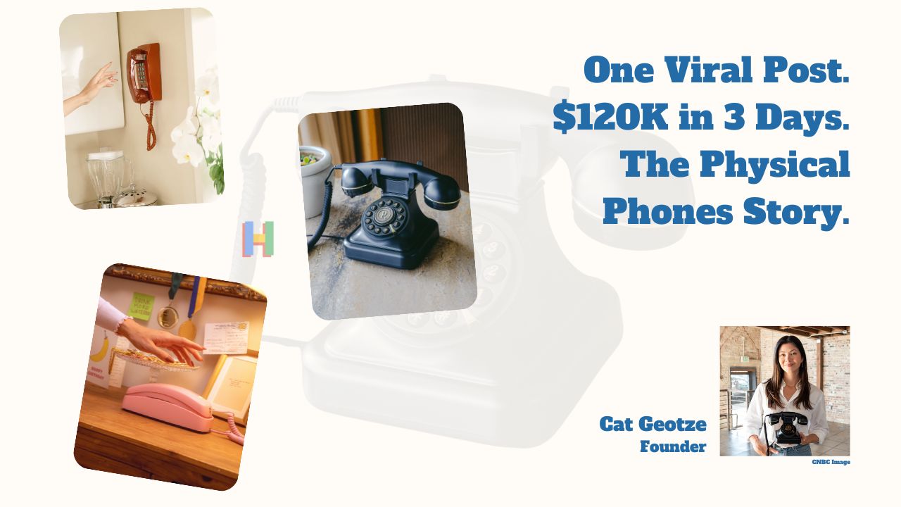 The $789K Landline: Cat Goetze's Genius Bet on Nostalgia Tech