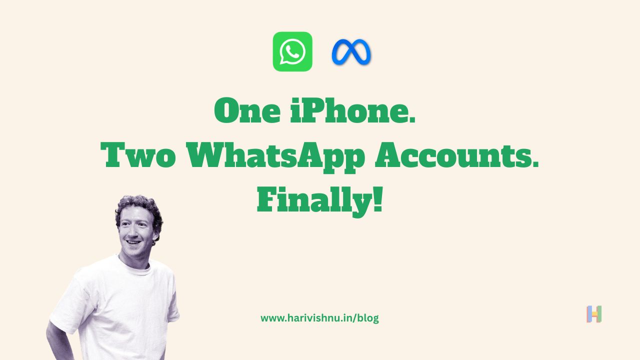 WhatsApp Now Supports Two Accounts on One iPhone